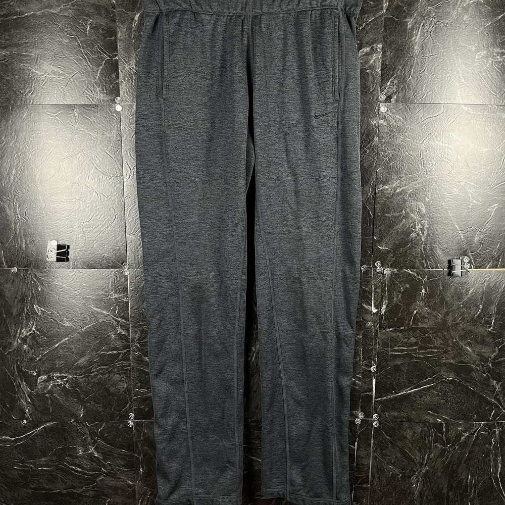 Nike Men's Grey Therma-Fit Track Pants Small